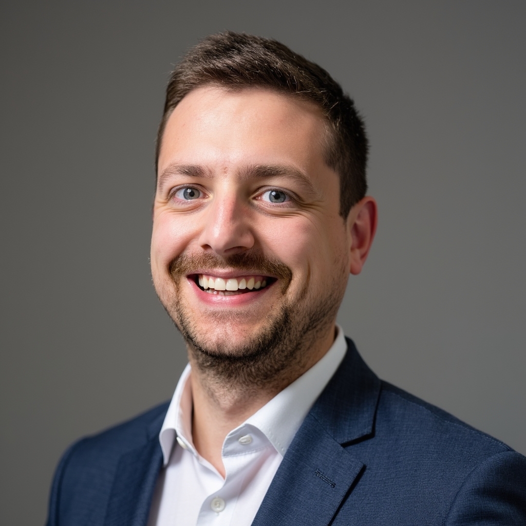 After: Professional headshot transformation